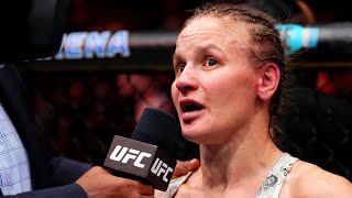 Valentina Shevchenko Octagon Interview  Noche UFC [upl. by Elane]