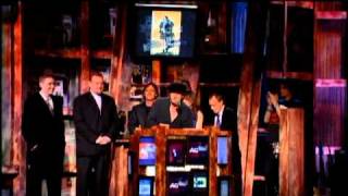 AC DC accepts award Rock and Roll Hall of Fame inductions 2003 [upl. by Schifra]