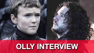 GAME OF THRONES Brenock OConnor Olly Interview [upl. by Nolie]