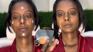 Simple amp Easy Makeup Tutorial For Dusky Dark Skin  Makeup Tutorial  Sona Makeover [upl. by Pellet]