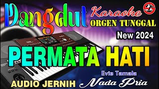 PERMATA HATI  Karaoke Nada Pria Evie Tamala  Dangdut Orgen Tunggal  Audio Jernih [upl. by Ignacius639]