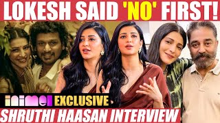 My Question to Appa  Shruthi Haasan  Lokesh Kanagaraj  Kamal  Inimel Exclusive [upl. by Leicester]