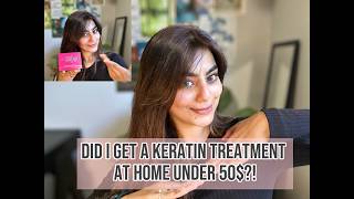 Keratin treatment under 50 at home This is what Brazilian botox did to my hair [upl. by Nahpets]