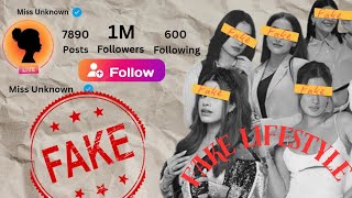 FAKE INSTAGRAM CREATORS LIFESTYLE  FAKE LIFESTYLE  INFLUENCERS TRENDING [upl. by Safier]