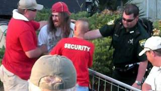 Wook arrested during Widespread Panic Pleas at Wanee 2010 [upl. by Attenweiler718]