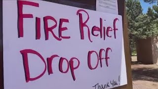 Mescalero Tularosa community centers accepting South Fork Fire donations [upl. by Luo178]