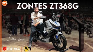 Zontes ZT368G  Il nuovo scooter adventure in video da EICMA 2024 [upl. by Rosmarin220]