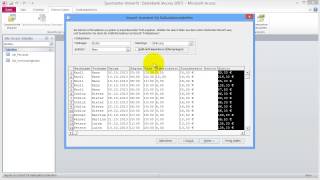 Access im Büro einsetzen Part 11 Tabelle aus Excel importieren [upl. by Waxler182]