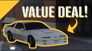 The 1988 Pontiac Trans Am is a VALUE Sports Car  Greenville Roblox [upl. by Sac]