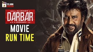 Darbar Telugu Movie RUN TIME  Rajinikanth  Nayanthara  Anirudh Ravichander  AR Murugadoss [upl. by Ahseetal]