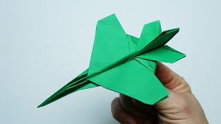 Comment faire un modèle davion F16 à partir de papier Avion origami [upl. by Bakerman]