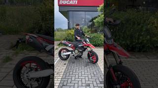 Ducati Hypermotard 698 Mono RVE with full Termignoni race exhaust [upl. by Liatnahs]