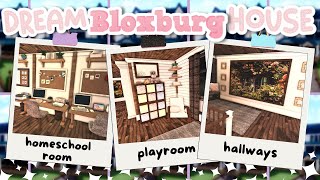 Decorating my DREAM HOUSE in Roblox Bloxburg ✨ Homeschool Room Playroom Hallways✨ [upl. by Ostraw]