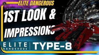 Lakon Type 8 The Ultimate Freight Experience in Elite Dangerous [upl. by Adnahs]