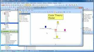 2012 MAXQDA 10 and MAXQDA 11 MAXMaps  Code Theory Model [upl. by Armando]