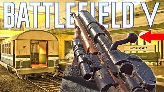 The Medic Sniper is INSANE on the New Metro Map Battlefield 5 [upl. by Ecire]