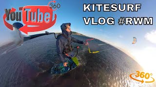 UNE SESSION KITESURF DANS LA BASTON  Gopro FUSION Kitesurf Vlog 360° VR  LAB TV ⭐ [upl. by Knute831]