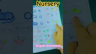 nursery class worksheets nursery classnursery syllabusnursery homeworkshortsytshorts [upl. by Healy]