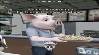 John Pork Fortnite Crashout Compilation TikTok Fortnite Meme Compilation JOHN PORK [upl. by Ahseirej]