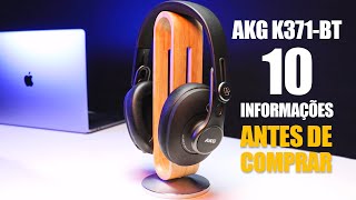 FONE AKG K371BT  ANÁLISE  UNBOXING [upl. by Hammad]