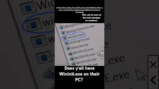 Wininitexe on windows without end processing on task manager [upl. by Akeenat]