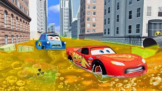 MEGA FLOODS vs PIXAR CARS in BeamNGdrive [upl. by Higginson]