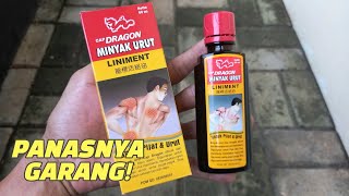 Review Minyak Urut Cap Dragon 60 ml Minyak Gosok Super Hot [upl. by Grosberg86]