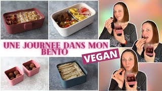 Une journée dans mon assiette VEGAN  Spécial lunchbox avec des recettes hyper gourmandes [upl. by Rother]