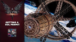 Getting A SOL Permit  Elite Dangerous  CenterStrain01 [upl. by Dust127]