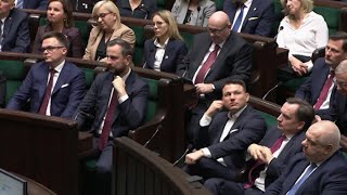 Pierwsze posiedzenie Sejmu Marszałkiem został Szymon Hołownia [upl. by Joel]