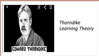 Thorndikes law of learningTrial and Error TheoryLaw of effect [upl. by Dulsea]