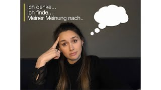 Redemittel Meinung äußern B1B2 Deutsch lernen Diskussion [upl. by Lemrac]