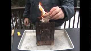 Firebox Stove Barbecue Venison Burger [upl. by Travax461]