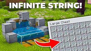 Infinite String Farm in Minecraft 120 amp 121 Duplication Glitch  Minecraft Tutorial [upl. by Pelagia]