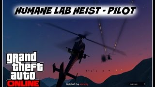 GTA 5 Online  Pilot Guide  Humane Labs Raid Heist [upl. by Nahtannoj]