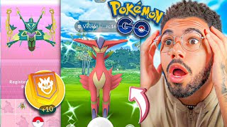 HOLOFOTES NO MEGA RAYQUAZA PARA O RETORNO DE VIRIZION… 🤯😍😱 pokemongo [upl. by Squier366]