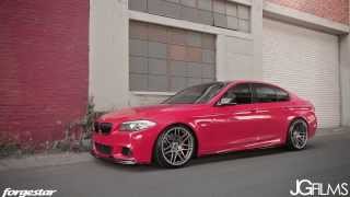 BMW F10 DTLA  Forgestar Wheels [upl. by Klinges]