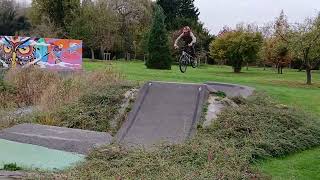 Pumptrack de Saint brice courcelles Nov 2024 [upl. by Eirrehs]