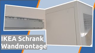 Ikea Schrank Wandmontage [upl. by Odareg738]