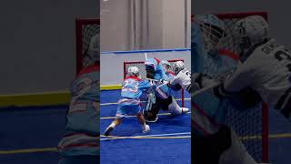 Jake Gilmour with a spectacular crease dive for Scotland WorldBox2024 WLBC Lacrosse [upl. by Mixam]