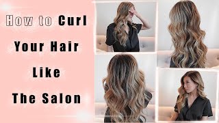 How to Curl Your Hair like the Salon [upl. by Carnay676]