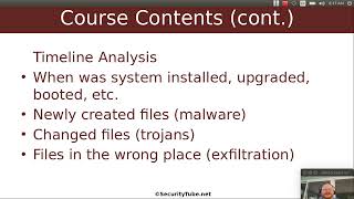 Pentester Academy Linux Forensics course Linux [upl. by Waverley]