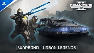 Helldivers 2  Urban Legends Warbond  PS5 amp PC Games [upl. by Filler659]