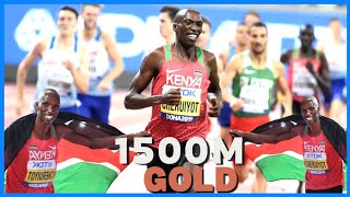 Timothy Cheruiyot STRIKES 1500M GOLD For Kenya [upl. by Granny843]