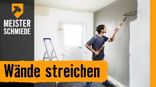 Wände streichen  HORNBACH Meisterschmiede [upl. by Nagaek]