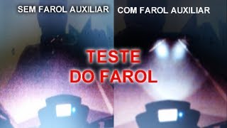 XRE 190  TESTE DOS FAROIS AUXILIARES [upl. by Ailedamla]