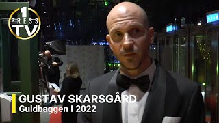 Exclusive Interview with Gustaf Skarsgård at the Guldbaggegalan Swedish Film Awards ENG [upl. by Read908]