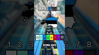 Rate Estonia 🇪🇪 mapping europe estonia viralvideo viral rate [upl. by Ardnasirhc]