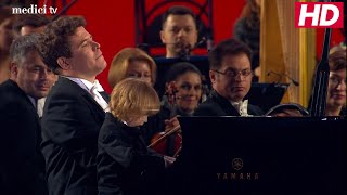 2018 World Cup Gala Concert  Denis Matsuev and Yelisey Mysin  Rachmaninov Italian Polka [upl. by Dwane]