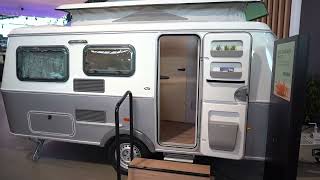 Amazing mini caravan ERIBA TOURING 530 model 2023 [upl. by Nessej]